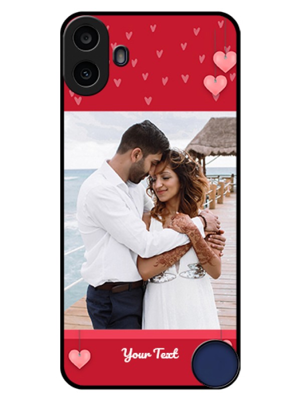 Custom Nothing CMF Phone 1 Custom Glass Phone Case - Valentines Day Design