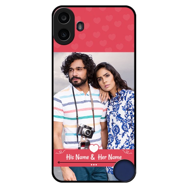 Nothing CMF Phone 1 Custom Glass Phone Case - Simple Love Design