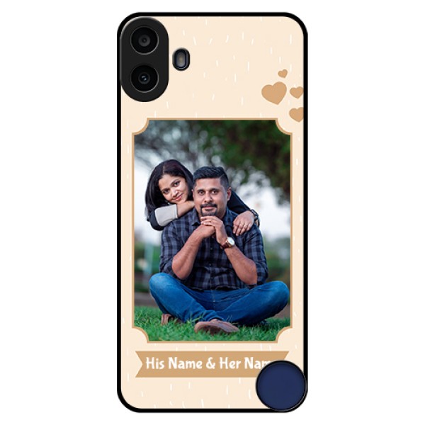 Nothing CMF Phone 1 Custom Glass Phone Case - With Confetti Love Design