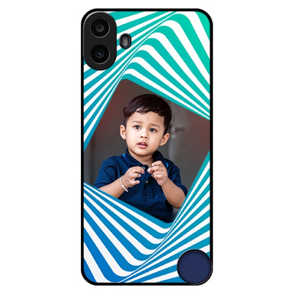 Nothing CMF Phone 1 Custom Glass Phone Case - Abstract Spiral Design Nothing CMF Phone 1 Custom Glass Phone Case - Abstract Spiral Design