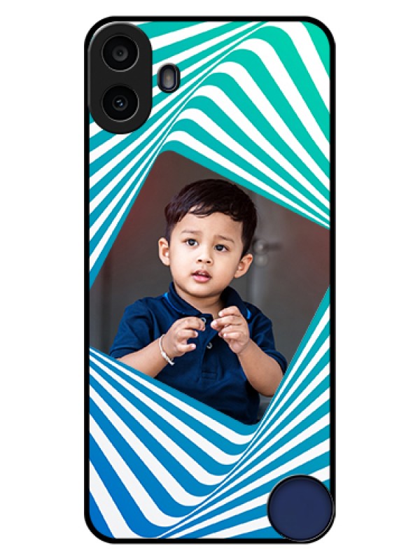 Custom Nothing CMF Phone 1 Custom Glass Phone Case - Abstract Spiral Design