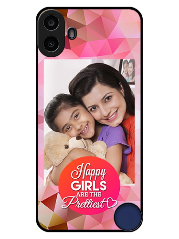 Custom Nothing CMF Phone 1 Custom Glass Phone Case - Abstract Triangle Design