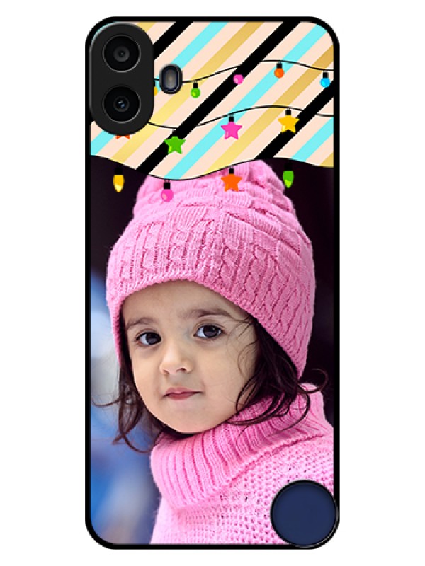 Custom Nothing CMF Phone 1 Custom Glass Phone Case - Lights Hanging Design