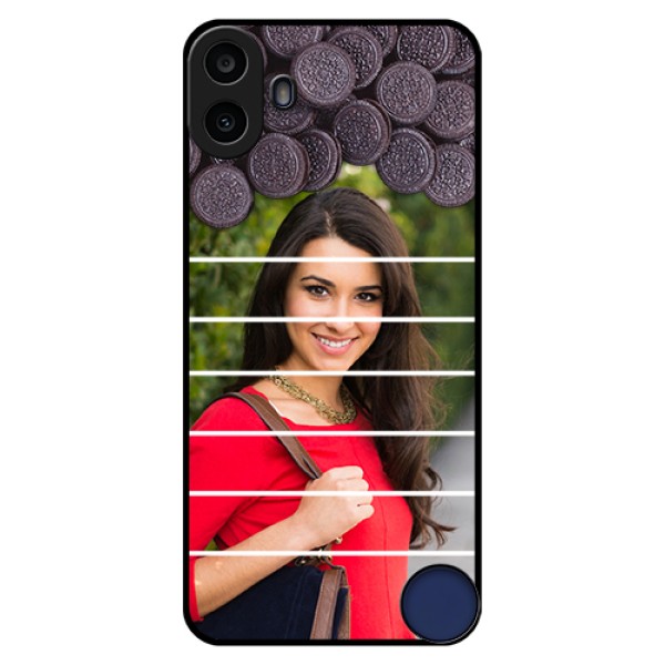 Nothing CMF Phone 1 Custom Glass Phone Case - With Oreo Biscuit Design Nothing CMF Phone 1 Custom Glass Phone Case - With Oreo Biscuit Design