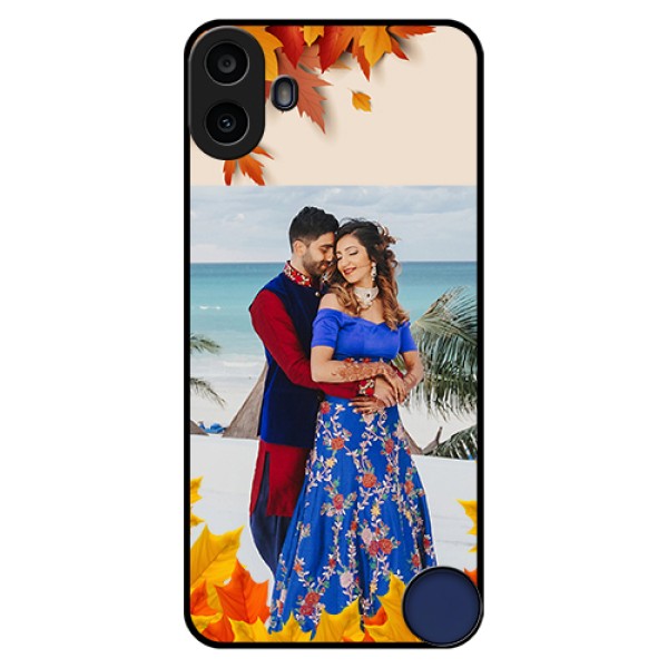 Nothing CMF Phone 1 Custom Glass Phone Case - Autumn Maple Leaves Design Nothing CMF Phone 1 Custom Glass Phone Case - Autumn Maple Leaves Design