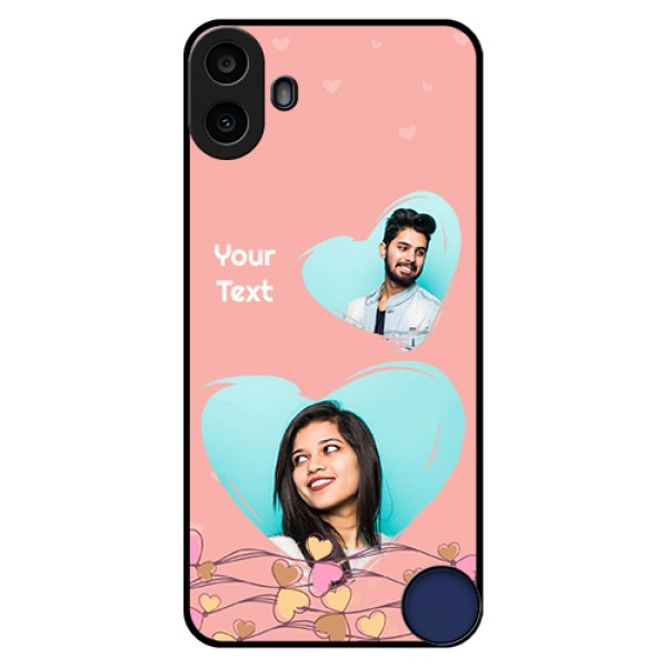 Nothing CMF Phone 1 Custom Glass Phone Case - Love Doodle Design