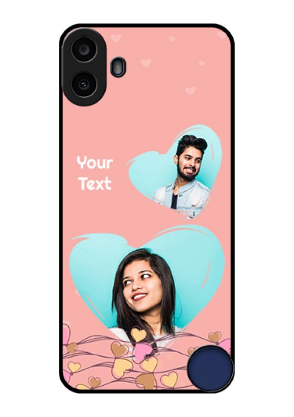 Nothing CMF Phone 1 Custom Glass Phone Case - Love Doodle Design