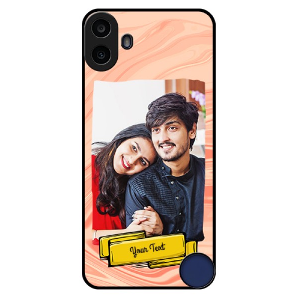 Nothing CMF Phone 1 Custom Glass Phone Case - Marble Texture Design Nothing CMF Phone 1 Custom Glass Phone Case - Marble Texture Design