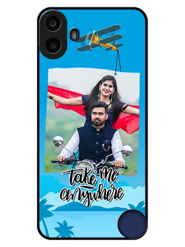 Custom Nothing CMF Phone 1 Custom Glass Phone Case - Traveller Design