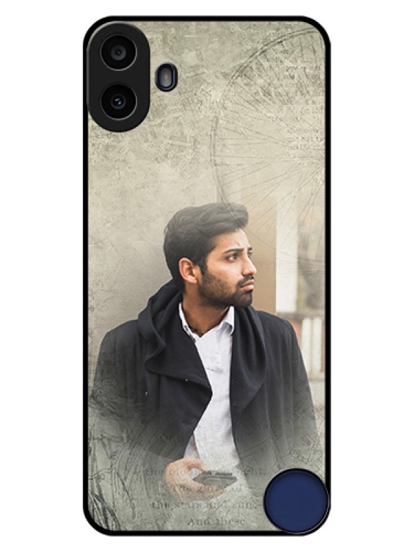 Custom Nothing CMF Phone 1 Custom Glass Phone Case - With Vintage Design