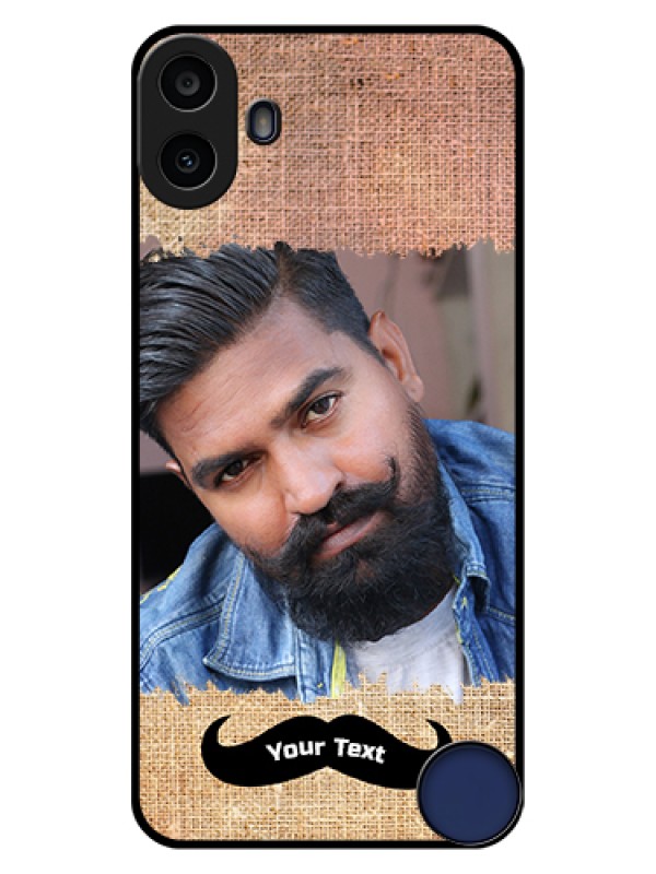 Custom Nothing CMF Phone 1 Custom Glass Phone Case - With Texture Design