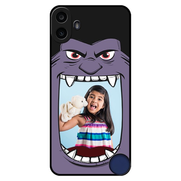 Nothing CMF Phone 1 Custom Glass Phone Case - Angry Monster Design