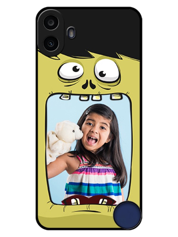 Custom Nothing CMF Phone 1 Custom Glass Phone Case - Cartoon Monster Back Case Design