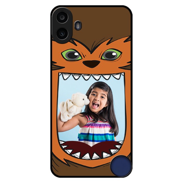 Nothing CMF Phone 1 Custom Glass Phone Case - Owl Monster Back Case Design Nothing CMF Phone 1 Custom Glass Phone Case - Owl Monster Back Case Design