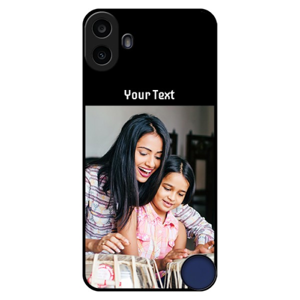 Nothing CMF Phone 1 Custom Glass Phone Case - Photo With Name Design Nothing CMF Phone 1 Custom Glass Phone Case - Photo With Name Design