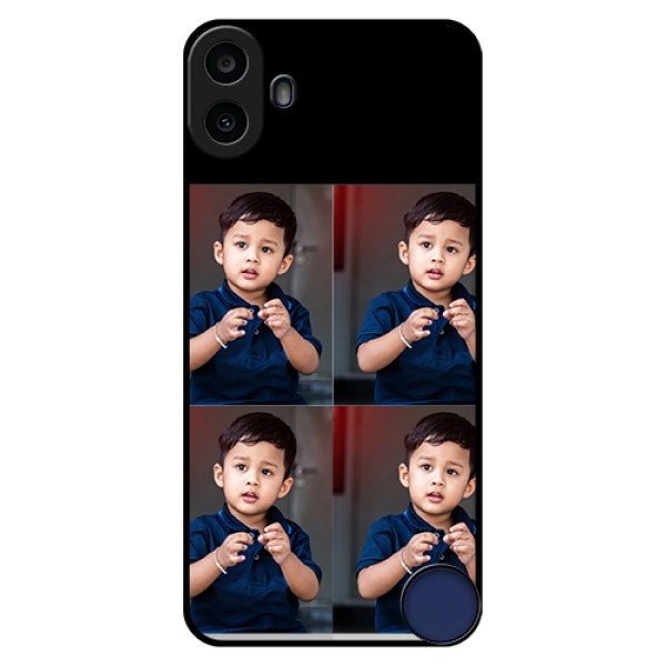 Nothing CMF Phone 1 Custom Glass Phone Case - 4 Image Holder Design Nothing CMF Phone 1 Custom Glass Phone Case - 4 Image Holder Design