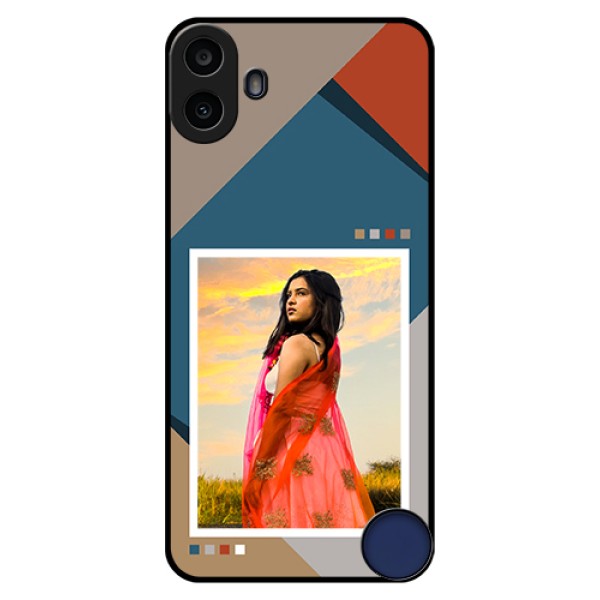 Nothing CMF Phone 1 Custom Glass Phone Case - Retro Color Pallet Design Nothing CMF Phone 1 Custom Glass Phone Case - Retro Color Pallet Design