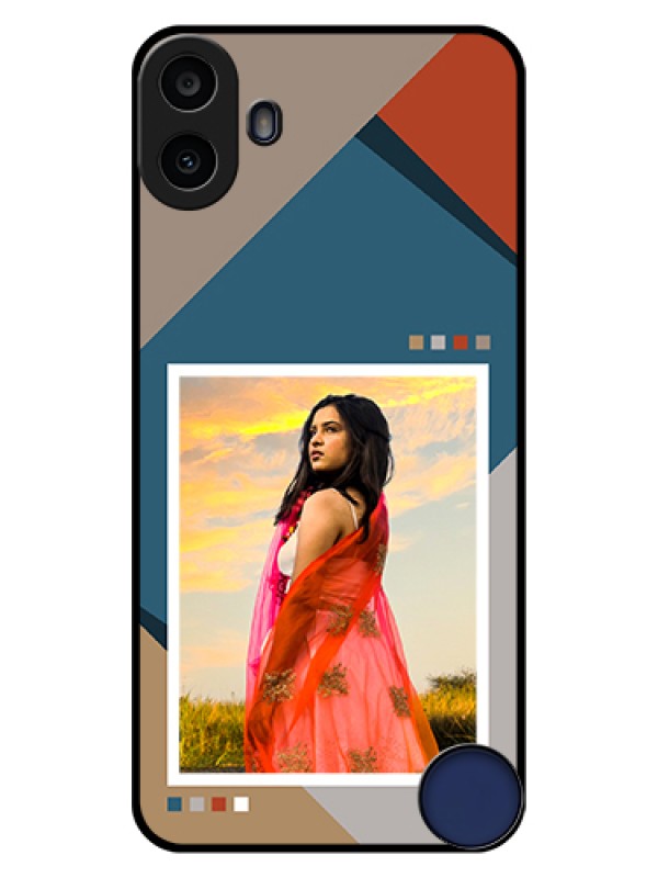 Custom Nothing CMF Phone 1 Custom Glass Phone Case - Retro Color Pallet Design