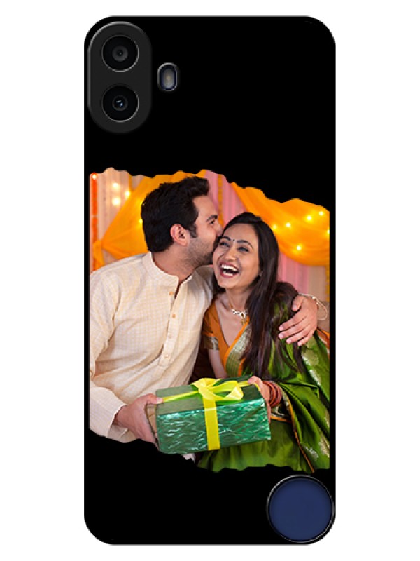 Custom Nothing CMF Phone 1 Custom Glass Phone Case - Tear - Off Design