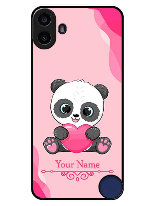 Custom Nothing CMF Phone 1 Custom Glass Phone Case - Cute Panda Design