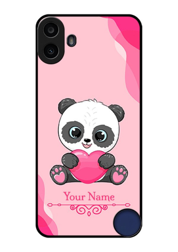 Nothing CMF Phone 1 Custom Glass Phone Case - Cute Panda Design