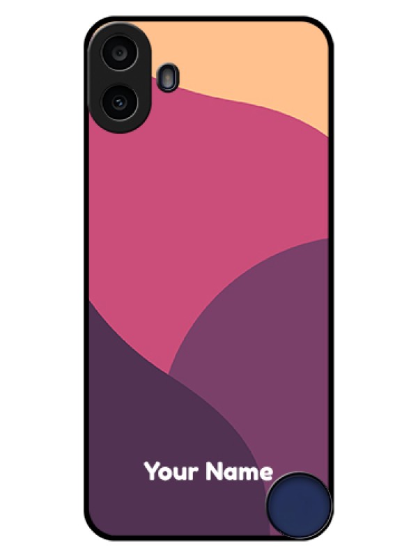 Custom Nothing CMF Phone 1 Custom Glass Phone Case - Mixed Multi - Colour Abstract Art Design