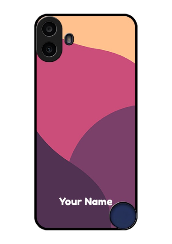 Nothing CMF Phone 1 Custom Glass Phone Case - Mixed Multi - Colour Abstract Art Design
