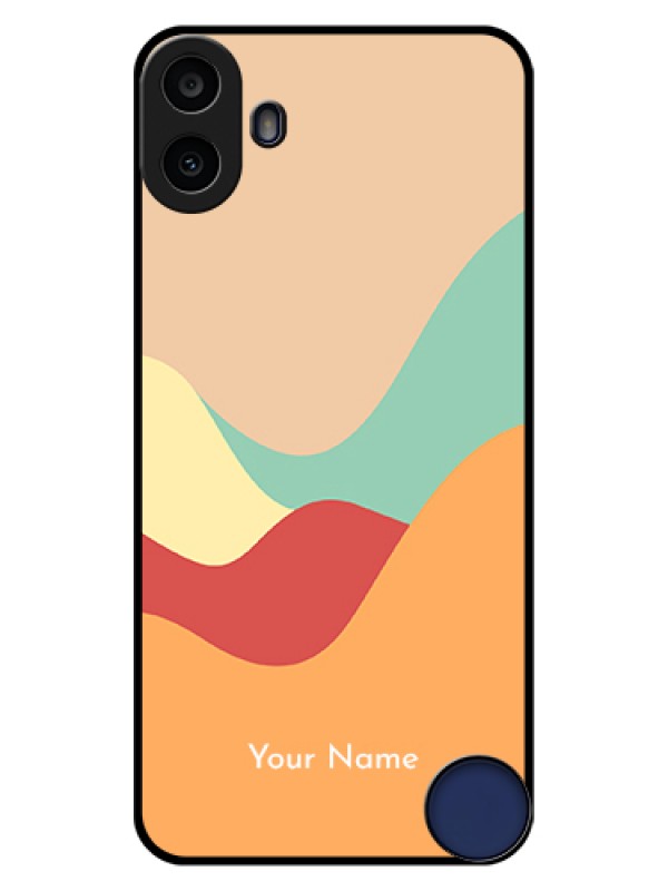 Custom Nothing CMF Phone 1 Custom Glass Phone Case - Ocean Waves Multi - Colour Design