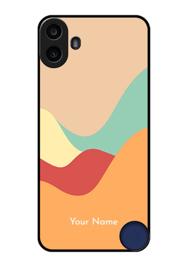Nothing CMF Phone 1 Custom Glass Phone Case - Ocean Waves Multi - Colour Design