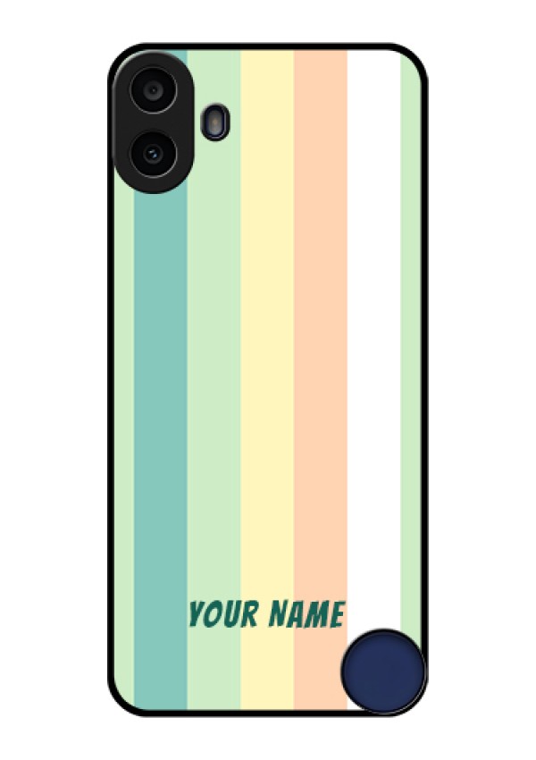 Nothing CMF Phone 1 Custom Glass Phone Case - Multi - Colour Stripes Design