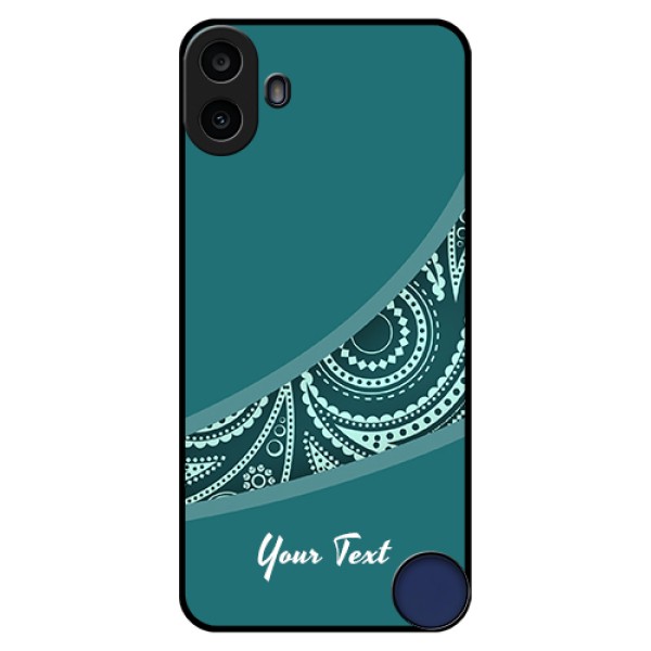 Nothing CMF Phone 1 Custom Glass Phone Case - Semi Visible Floral Design Nothing CMF Phone 1 Custom Glass Phone Case - Semi Visible Floral Design