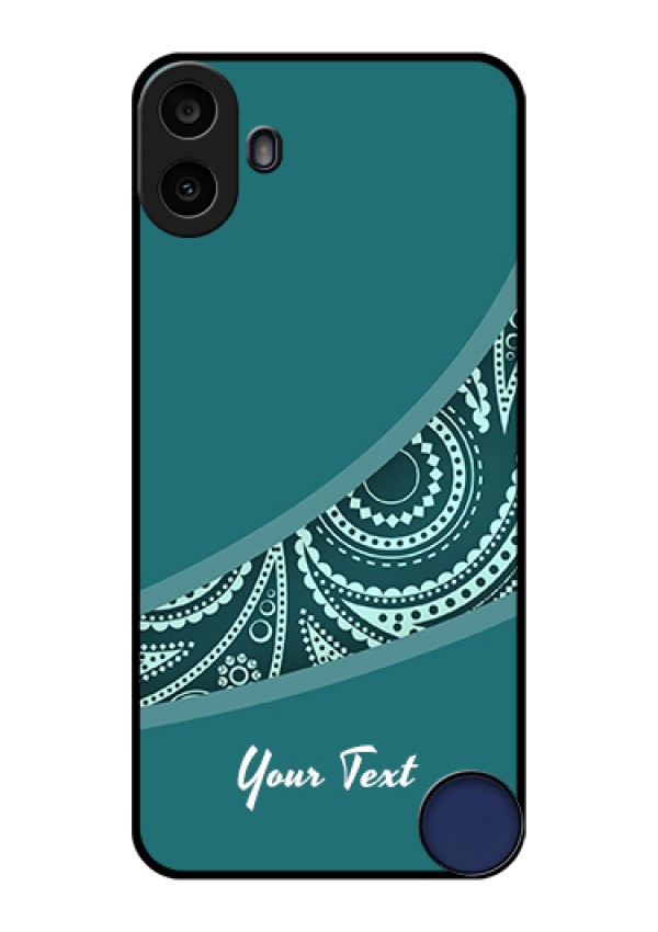 Nothing CMF Phone 1 Custom Glass Phone Case - Semi Visible Floral Design