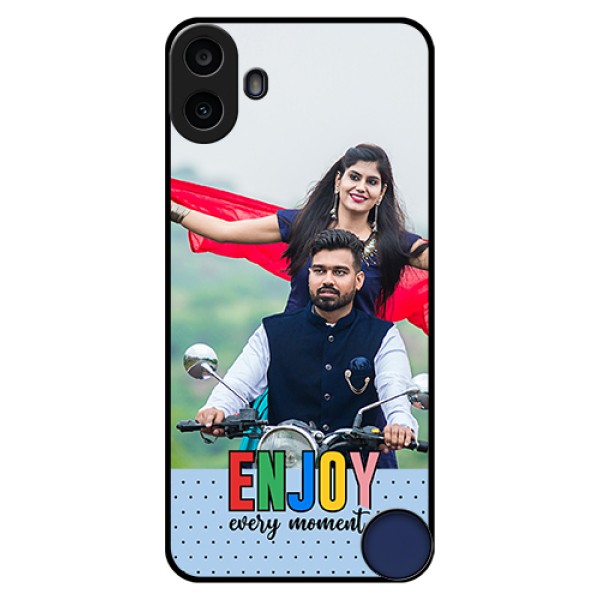 Nothing CMF Phone 1 Custom Glass Phone Case - Enjoy Every Moment Design Nothing CMF Phone 1 Custom Glass Phone Case - Enjoy Every Moment Design