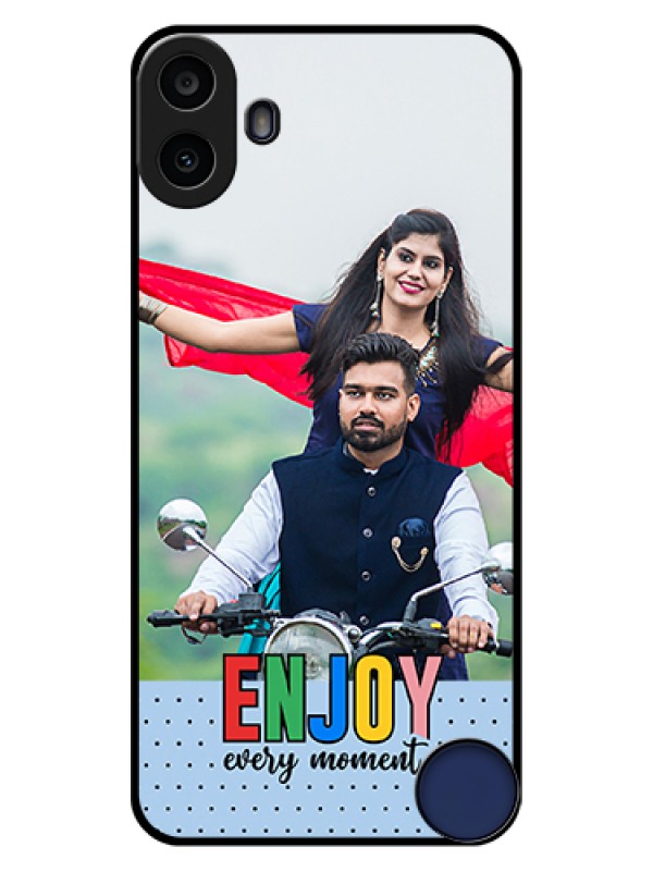 Custom Nothing CMF Phone 1 Custom Glass Phone Case - Enjoy Every Moment Design