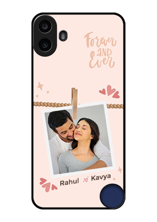 Nothing CMF Phone 1 Custom Glass Phone Case - Forever And Ever Love Design