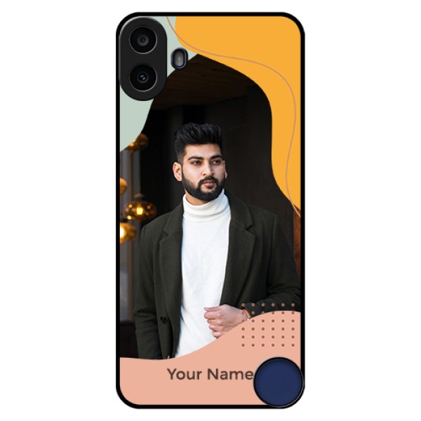 Nothing CMF Phone 1 Custom Glass Phone Case - Tri - Coloured Overlay Design Nothing CMF Phone 1 Custom Glass Phone Case - Tri - Coloured Overlay Design