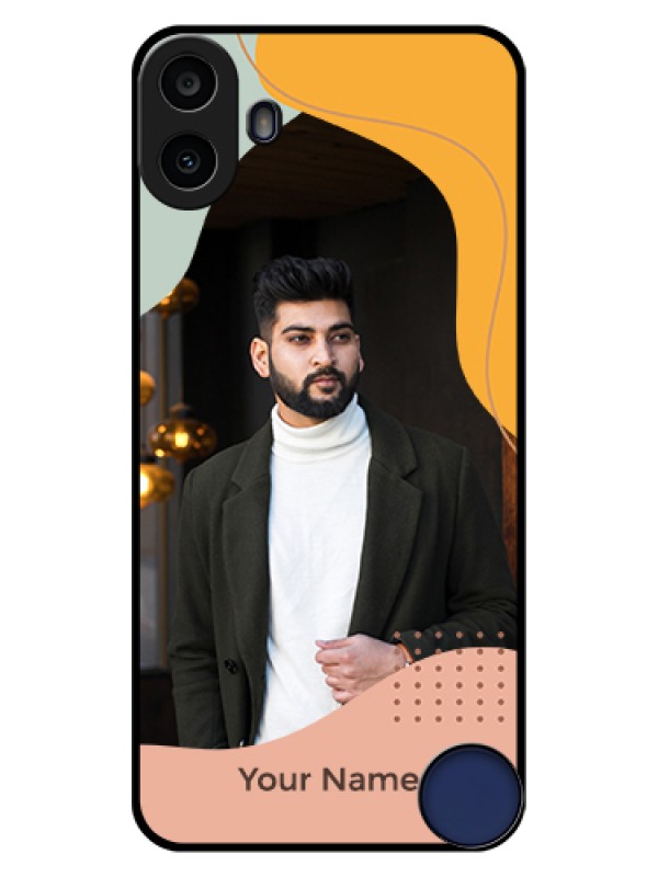 Custom Nothing CMF Phone 1 Custom Glass Phone Case - Tri - Coloured Overlay Design