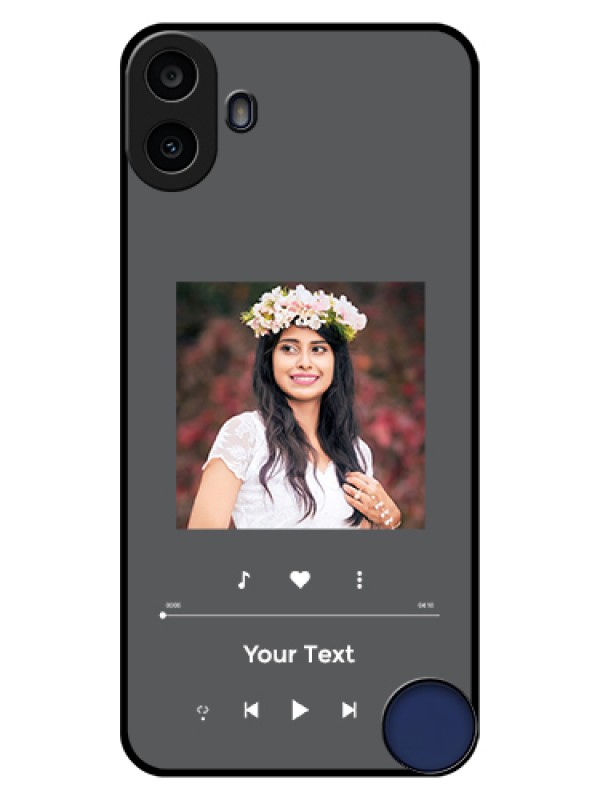 Custom Nothing CMF Phone 1 Custom Glass Phone Case - Play The Music Design