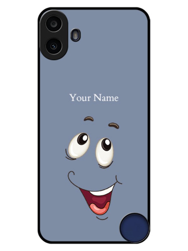 Custom Nothing CMF Phone 1 Custom Glass Phone Case - Laughing Cartoon Face Design