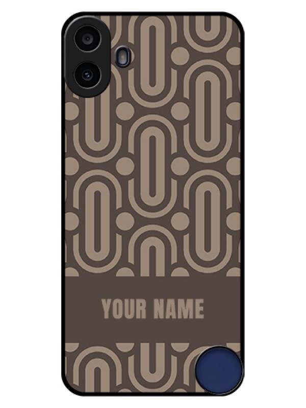 Custom Nothing CMF Phone 1 Custom Glass Phone Case - Captivating Zero Pattern Design