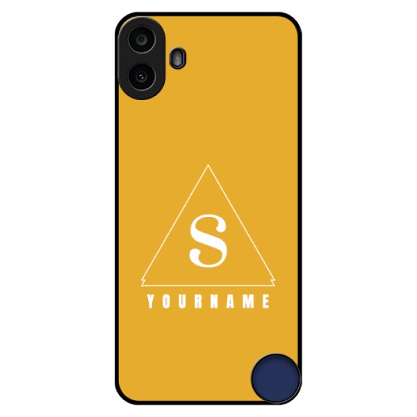 Nothing CMF Phone 1 Custom Glass Phone Case - Simple Triangle Design Nothing CMF Phone 1 Custom Glass Phone Case - Simple Triangle Design