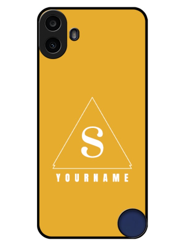Custom Nothing CMF Phone 1 Custom Glass Phone Case - Simple Triangle Design