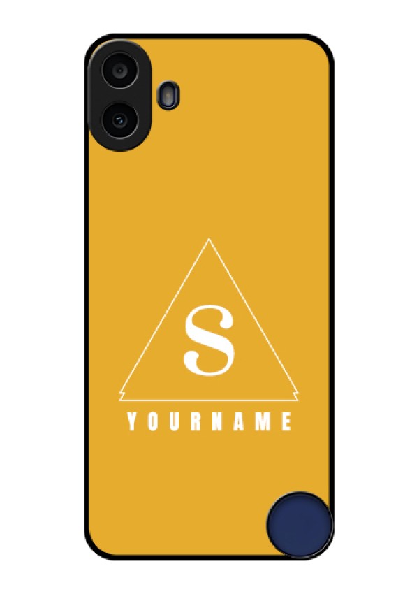 Nothing CMF Phone 1 Custom Glass Phone Case - Simple Triangle Design