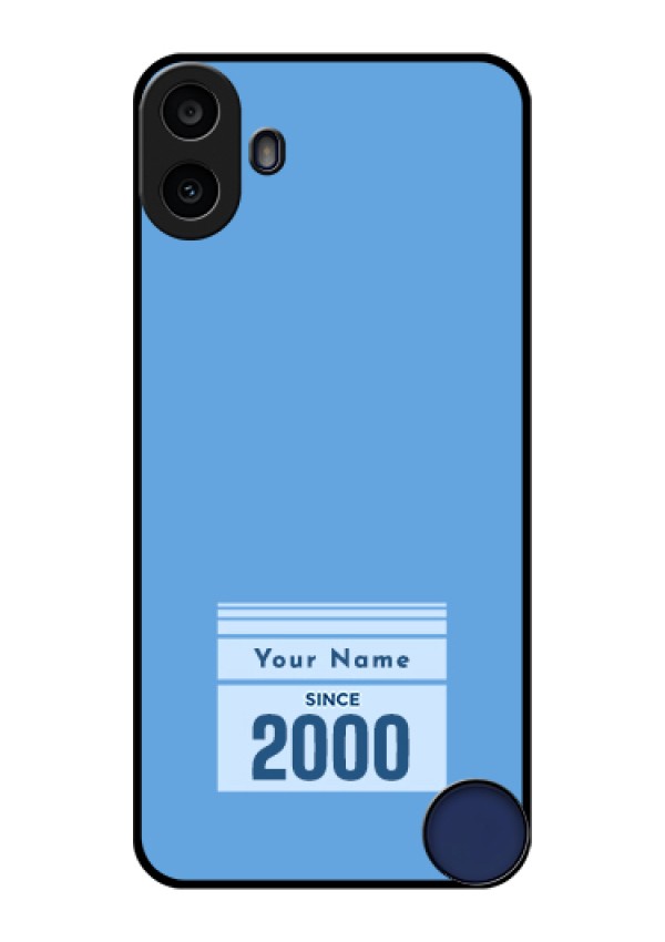Nothing CMF Phone 1 Custom Glass Phone Case - Custom Year Of Birth Design