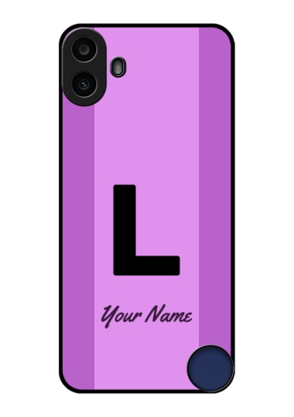 Nothing CMF Phone 1 Custom Glass Phone Case - Tricolor Custom Text Design