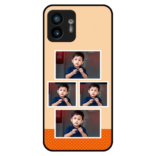 Nothing Phone 2 Custom Glass Phone Case - Bulk Photos Upload Design Nothing Phone 2 Custom Glass Phone Case - Bulk Photos Upload Design