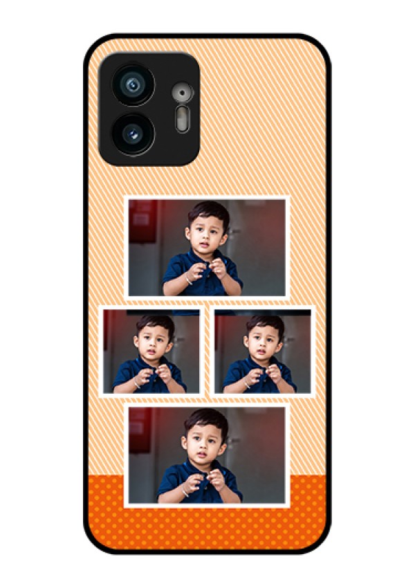Nothing Phone 2 Custom Glass Phone Case - Bulk Photos Upload Design