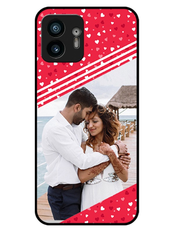 Custom Nothing Phone 2 Custom Glass Phone Case - Valentines Gift Design