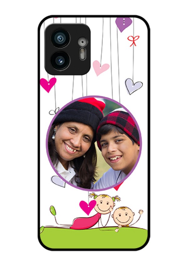 Nothing Phone 2 Custom Glass Phone Case - Cute Kids Phone Case Design