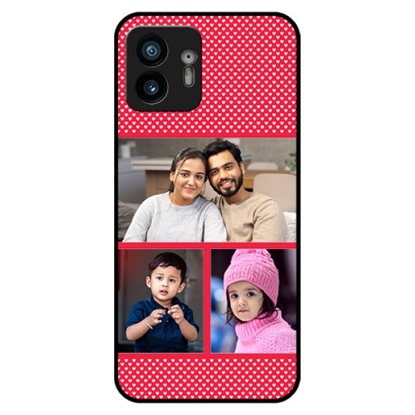 Nothing Phone 2 Custom Glass Phone Case - Bulk Photo Upload Design